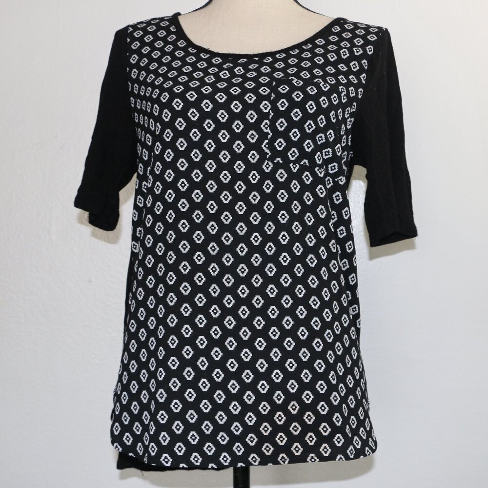 Alloy Apparel Lightweight Tunic-Style Short Sleeve Top – Size M